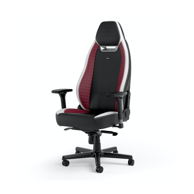 noblechairs LEGEND Käsinojallinen pelituoli pehmustettu istuin musta, Punainen, Valkoinen