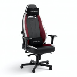 noblechairs LEGEND Käsinojallinen pelituoli pehmustettu istuin musta, Punainen, Valkoinen