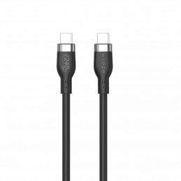 HYPER HJ4001BKGL USB-kaapeli 1 m USB 2.0 USB C musta