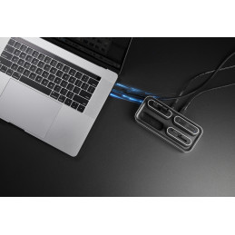 Kingston Technology WFS-USB keskitin USB 3.2 Gen 1 (3.1 Gen 1) Type-C 5000 Mbit s Hopea