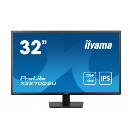 iiyama ProLite X3270QSU-B1 tietokoneen litteä näyttö 81,3 cm (32") 2560 x 1440 pikseliä Wide Quad HD LED musta