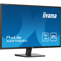 iiyama ProLite X3270QSU-B1 tietokoneen litteä näyttö 81,3 cm (32") 2560 x 1440 pikseliä Wide Quad HD LED musta