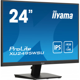 iiyama ProLite XU2495WSU-B7 tietokoneen litteä näyttö 61 cm (24") 1920 x 1200 pikseliä 4K Ultra HD LED musta