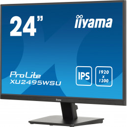 iiyama ProLite XU2495WSU-B7 tietokoneen litteä näyttö 61 cm (24") 1920 x 1200 pikseliä 4K Ultra HD LED musta