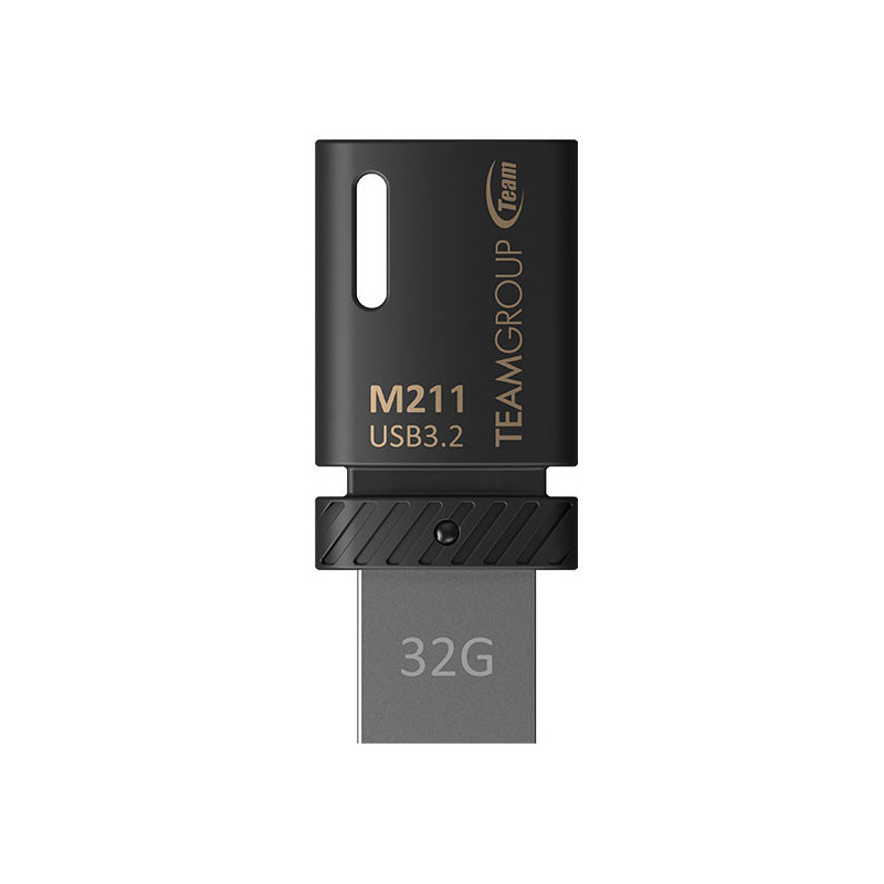 Team Group M211 USB-muisti 32 GB USB Type-C 3.2 Gen 1 (3.1 Gen 1) musta