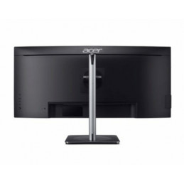 Acer CB343CUR tietokoneen litteä näyttö 86,4 cm (34") 3440 x 1440 pikseliä UltraWide Quad HD LED musta, Hopea