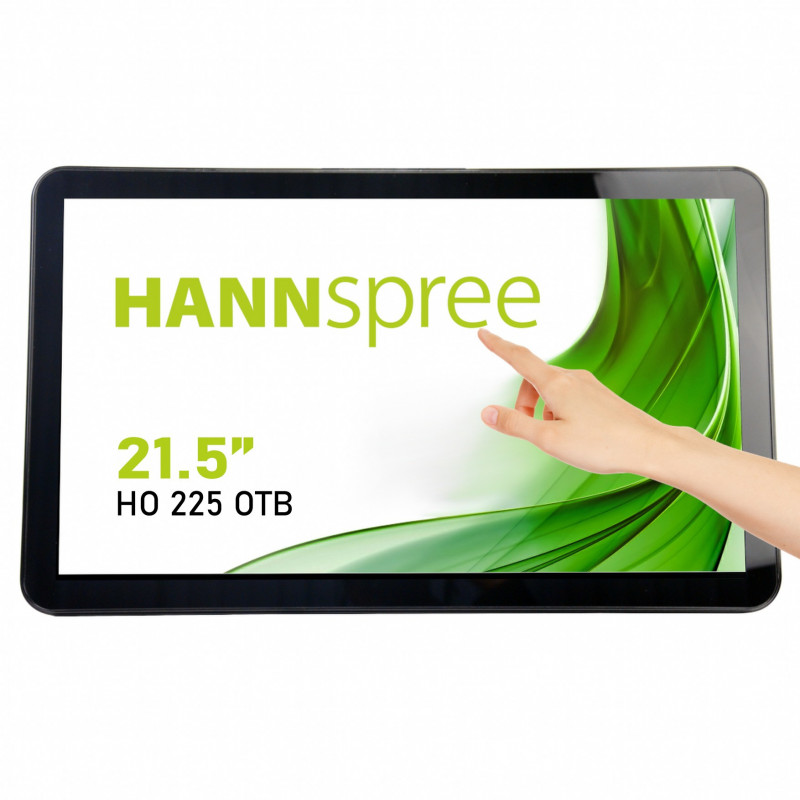 Hannspree Open Frame HO 225 OTB 54,6 cm (21.5") LCD 850 cd m² Full HD musta Kosketusnäyttö