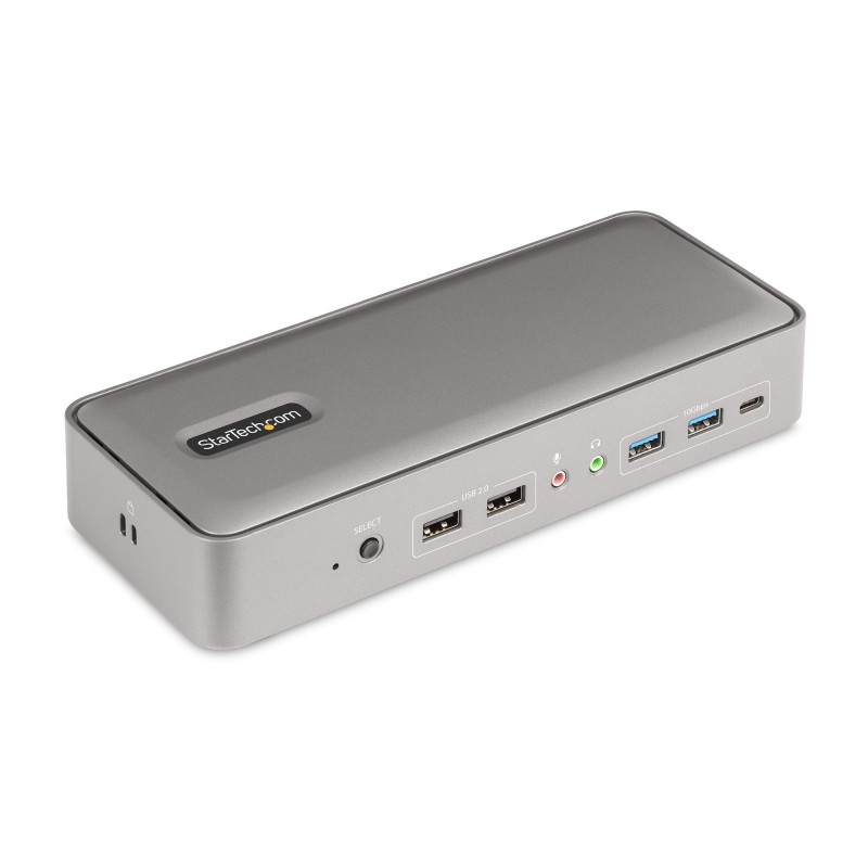 StarTech.com 129UE-USBC-KVM-DOCK KVM-kytkin Hopea