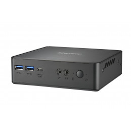 Shuttle NC40U barebone-tietokonerunko 0.84L sized PC musta 7305 Intel® SoC 1,1 GHz