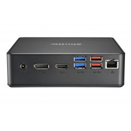 Shuttle NC40U3 barebone-tietokonerunko 0.84L sized PC musta i3-1215U Intel® SoC