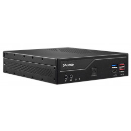 Shuttle DH670V2 barebone-tietokonerunko 1.35L kokoinen PC musta Intel H670 LGA 1700