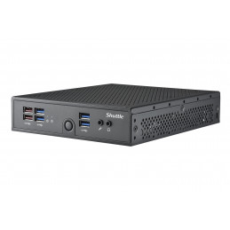 Shuttle DS50U7 barebone-tietokonerunko 1.3L kokoinen PC musta i7-1355U