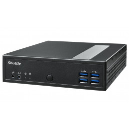 Shuttle DL30N barebone-tietokonerunko 1.35L kokoinen PC musta N100