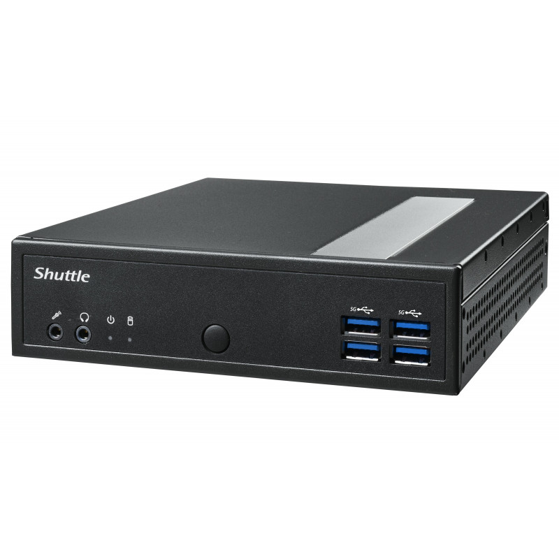 Shuttle DL30N barebone-tietokonerunko 1.35L kokoinen PC musta N100