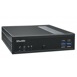 Shuttle DL30N barebone-tietokonerunko 1.35L kokoinen PC musta N100