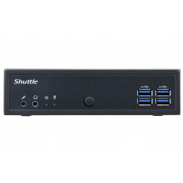 Shuttle DL30N barebone-tietokonerunko 1.35L kokoinen PC musta N100