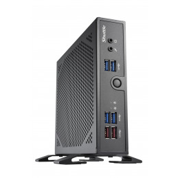 Shuttle DS50U3 barebone-tietokonerunko 1.3L kokoinen PC musta i3-1315U