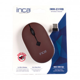 Inca IWM-231RB hiiri Molempikätinen Langaton RF Optinen 1600 DPI