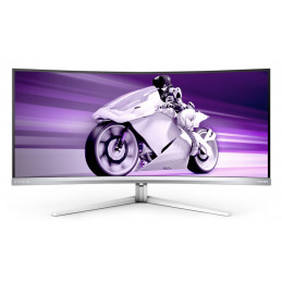 Philips 34M2C8600 00 tietokoneen litteä näyttö 86,4 cm (34") 3440 x 1440 pikseliä Wide Quad HD OLED Valkoinen