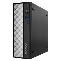 MEDION AKOYA T80 Intel® Core™ i7 i7-12650H 16 GB DDR4-SDRAM 1,02 TB SSD Windows 11 Home Mini PC musta