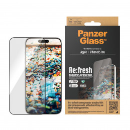 PanzerGlass Screen Protector iPhone 2023 6.1 Pro Ultra-Wide Fit w. EasyAligner Kirkas näytönsuoja Apple 1 kpl