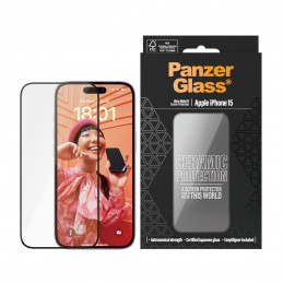 PanzerGlass PG Scrn Ceramic iPhone 15 UWF WA Kirkas näytönsuoja Apple 1 kpl