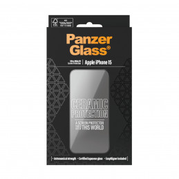 PanzerGlass PG Scrn Ceramic iPhone 15 UWF WA Kirkas näytönsuoja Apple 1 kpl