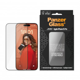 PanzerGlass PG Scrn Ceramic iPhone 15 Pro UWF WA Kirkas näytönsuoja Apple 1 kpl