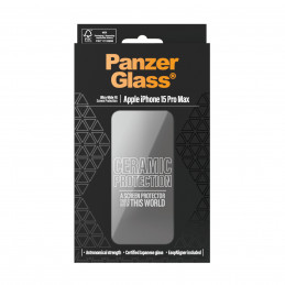 PanzerGlass PG Scrn Ceramic iPhone 15 Pro Max UWF WA Kirkas näytönsuoja Apple 1 kpl