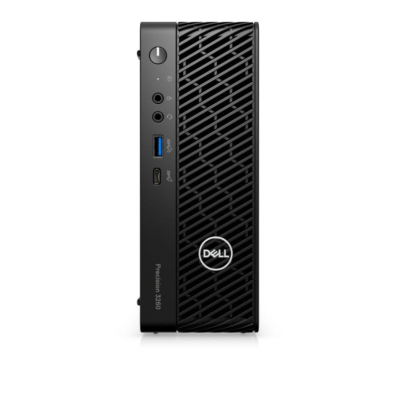 DELL Precision 3260 Intel® Core™ i7 i7-13700 16 GB DDR5-SDRAM 512 GB SSD NVIDIA T400 Windows 11 Pro CFF Työasema musta