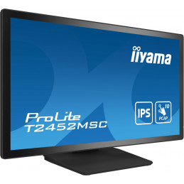 iiyama ProLite T2452MSC-B1 tietokoneen litteä näyttö 60,5 cm (23.8") 1920 x 1080 pikseliä Full HD LCD Kosketusnäyttö