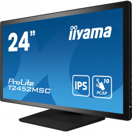 iiyama ProLite T2452MSC-B1 tietokoneen litteä näyttö 60,5 cm (23.8") 1920 x 1080 pikseliä Full HD LCD Kosketusnäyttö