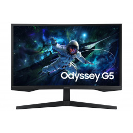 Samsung Odyssey G5 G55C tietokoneen litteä näyttö 68,6 cm (27") 2560 x 1440 pikseliä Wide Quad HD LED musta