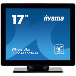 iiyama ProLite T1721MSC-B2 tietokoneen litteä näyttö 43,2 cm (17") 1280 x 1024 pikseliä SXGA LED Kosketusnäyttö Pöydän pinta