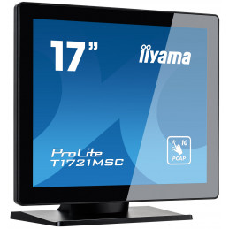 iiyama ProLite T1721MSC-B2 tietokoneen litteä näyttö 43,2 cm (17") 1280 x 1024 pikseliä SXGA LED Kosketusnäyttö Pöydän pinta