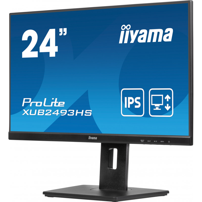 iiyama ProLite XUB2493HS-B6 tietokoneen litteä näyttö 60,5 cm (23.8") 1920 x 1080 pikseliä Full HD LED musta