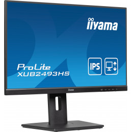 iiyama ProLite XUB2493HS-B6 tietokoneen litteä näyttö 60,5 cm (23.8") 1920 x 1080 pikseliä Full HD LED musta