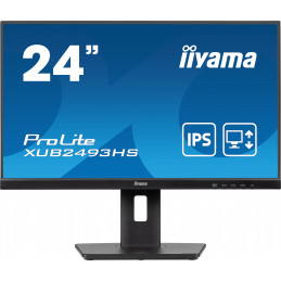 iiyama ProLite XUB2493HS-B6 tietokoneen litteä näyttö 60,5 cm (23.8") 1920 x 1080 pikseliä Full HD LED musta