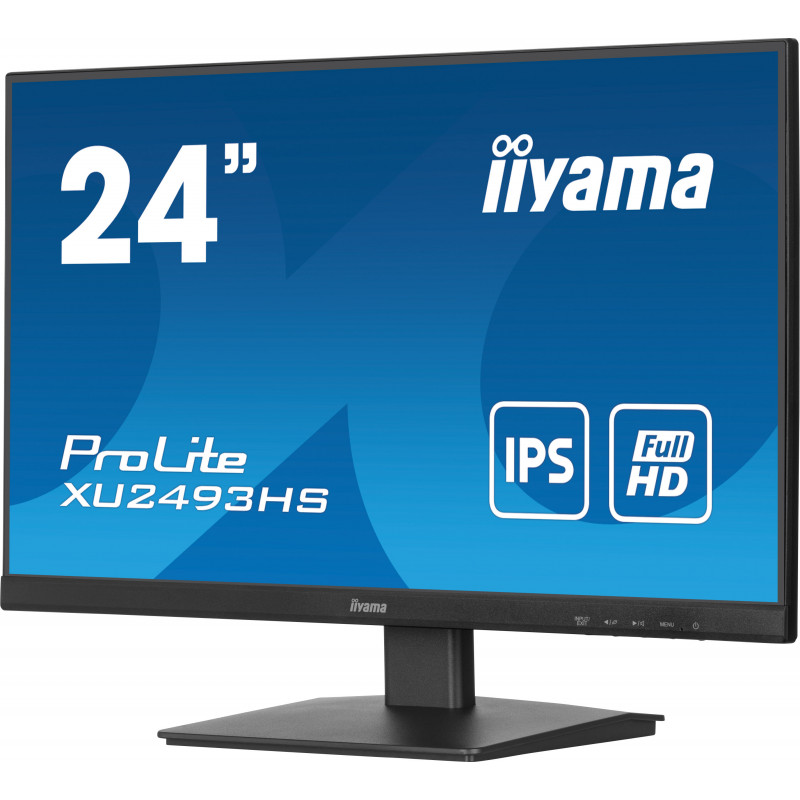 iiyama ProLite XU2493HS-B6 tietokoneen litteä näyttö 60,5 cm (23.8") 1920 x 1080 pikseliä Full HD LED musta