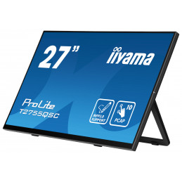 iiyama ProLite T2755QSC-B1 tietokoneen litteä näyttö 68,6 cm (27") 2560 x 1440 pikseliä Full HD LCD Kosketusnäyttö musta