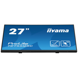 iiyama ProLite T2755QSC-B1 tietokoneen litteä näyttö 68,6 cm (27") 2560 x 1440 pikseliä Full HD LCD Kosketusnäyttö musta