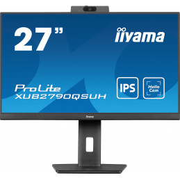 iiyama ProLite XUB2790QSUH-B1 tietokoneen litteä näyttö 68,6 cm (27") 2560 x 1440 pikseliä 4K Ultra HD LED musta