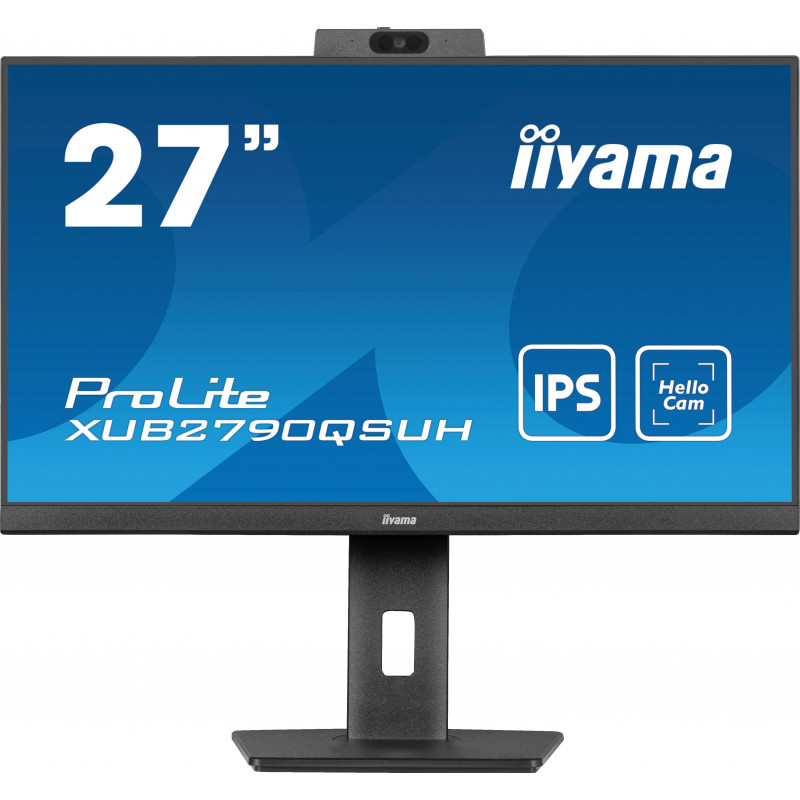 iiyama ProLite XUB2790QSUH-B1 tietokoneen litteä näyttö 68,6 cm (27") 2560 x 1440 pikseliä 4K Ultra HD LED musta