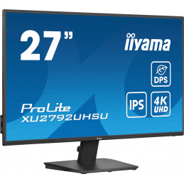 iiyama ProLite XU2792UHSU-B6 tietokoneen litteä näyttö 68,6 cm (27") 3840 x 2160 pikseliä 4K Ultra HD LED musta