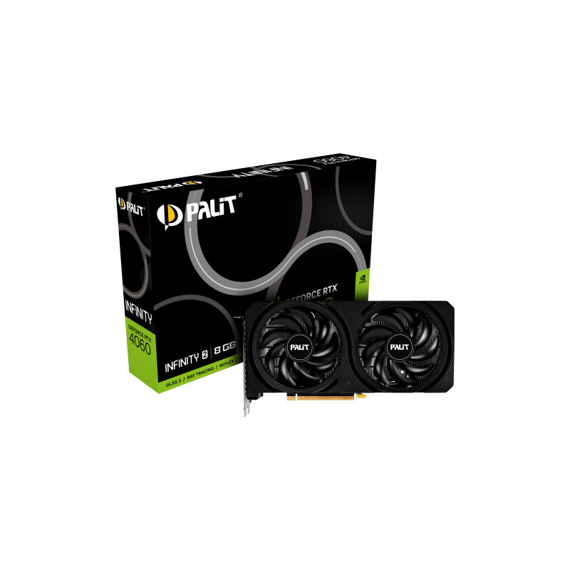 Palit NE64060019P1-1070L näytönohjain NVIDIA GeForce RTX 4060 8 GB GDDR6