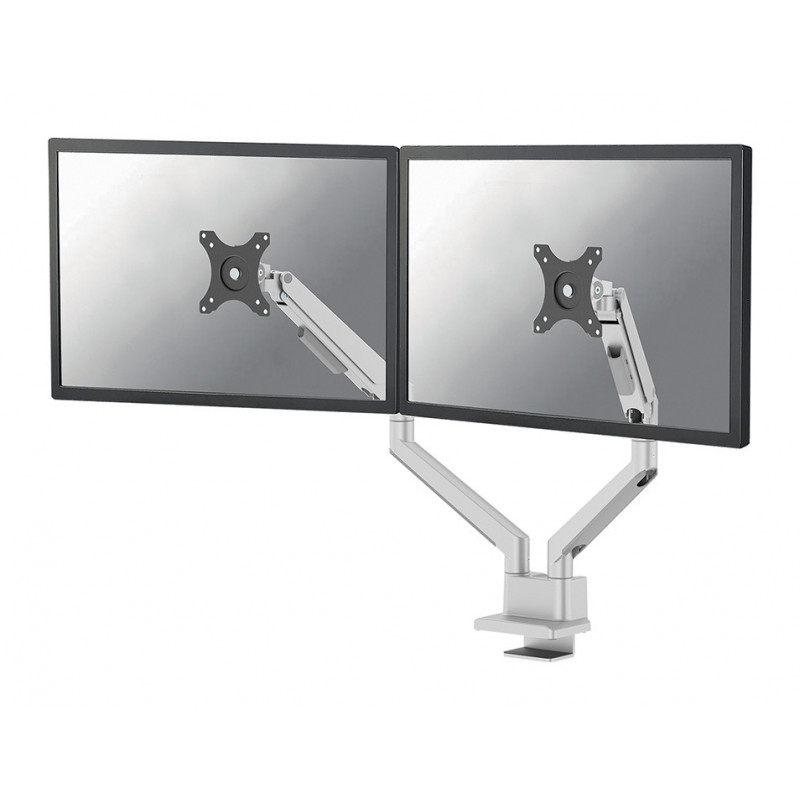 Neomounts DS70-250SL2 monitorin kiinnike ja jalusta 88,9 cm (35") Hopea Vastaanotto