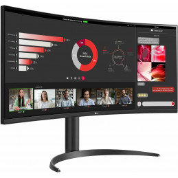 LG UW 34WR55QC-B.AEU tietokoneen litteä näyttö 86,4 cm (34") 3440 x 1440 pikseliä Wide Quad HD LED musta