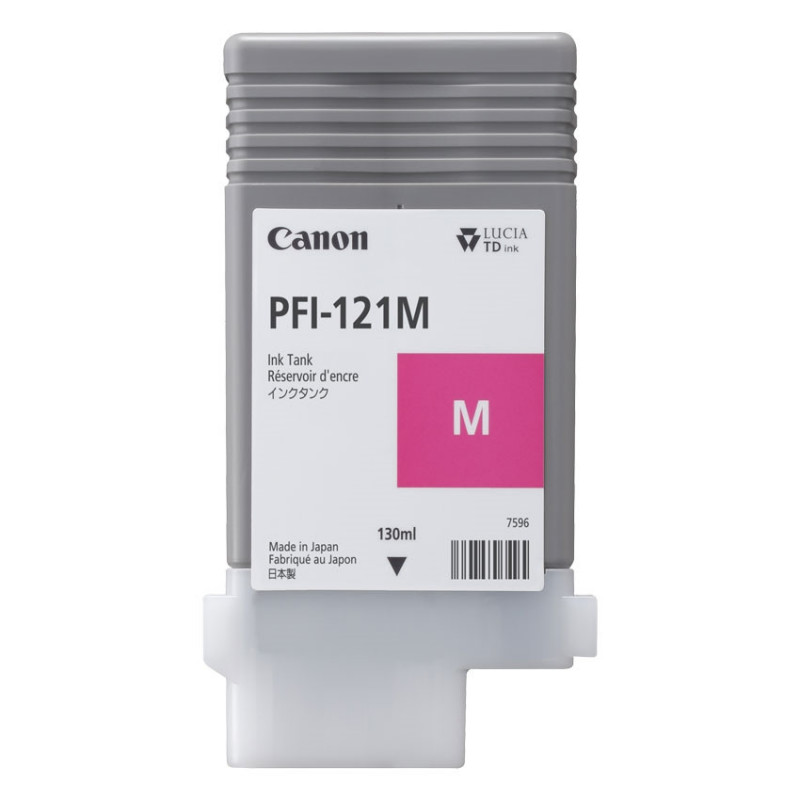 Canon PFI-121M mustekasetti 1 kpl Alkuperäinen Magenta