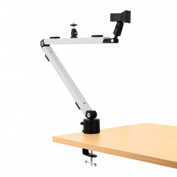 Streamplify Mount Arm Passiiviteline Kamera, Mikrofoni, Matkapuhelin älypuhelin, Ring lamp musta, Valkoinen