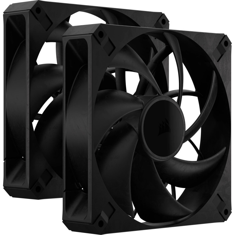 Corsair RS140 MAX Tietokonekotelo Tuuletin 14 cm musta 2 kpl